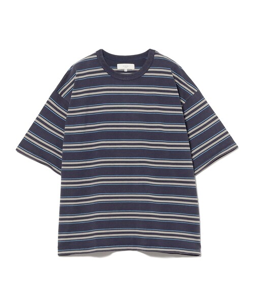 B:MING by BEAMS(ビーミングバイビームス)の「フェード ボーダー ビッグ Tシャツ(Tシャツ/カットソー・メンズ・アイボリー/ネイビー・SMALL/MEDIUM/LARGE/X-LARGE)」の17枚目の写真