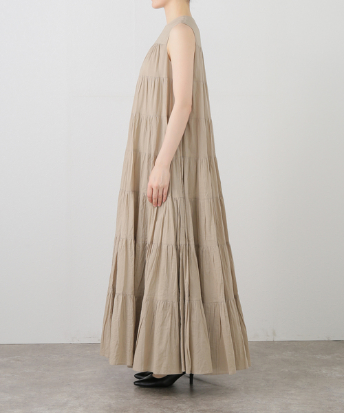V*y様 MARIHA｜定価4万 25SS 現行品 ミューズのドレス ベージュ MARIHA:〈手洗い可能〉ミューズのドレス｜ SHIPS 公式サイト