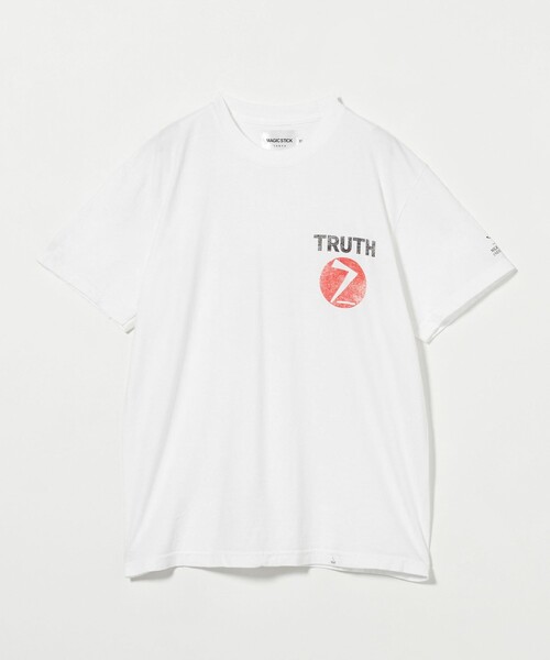 MAGIC STICK（マジックスティック）の「＜MAGIC STICK＞TRUTH Tシャツ（Tシャツ/カットソー・メンズ・ホワイト/ブラック・M/XL/L）」の2枚目の写真