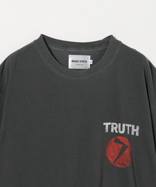 MAGIC STICK（マジックスティック）の「＜MAGIC STICK＞TRUTH Tシャツ（Tシャツ/カットソー・メンズ・ホワイト/ブラック・M/XL/L）」の9枚目の写真