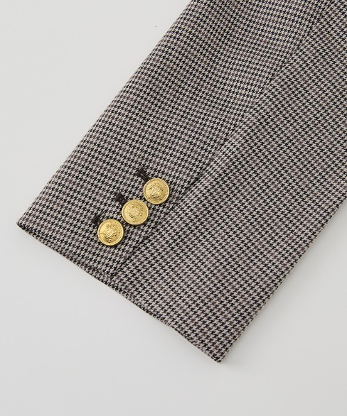 RANAN(ラナン)の「【洗える】ゴールドボタンダブルテーラードジャケット(テーラードジャケット・レディース・ブラック/ブラウン系/ネイビー・S/M/L/LL)」の14枚目の写真