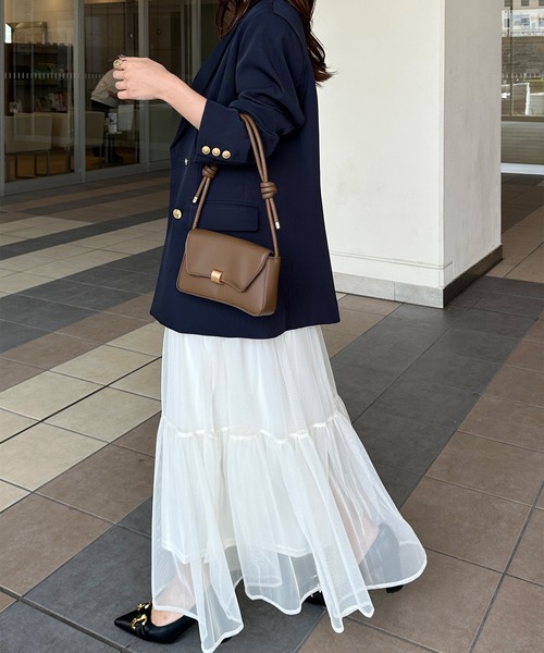 RANAN(ラナン)の「【洗える】ゴールドボタンダブルテーラードジャケット(テーラードジャケット・レディース・ブラック/ブラウン系/ネイビー・S/M/L/LL)」の22枚目の写真