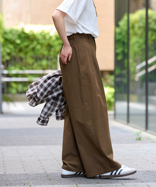 ジャーナルスタンダード レリューム チノパンツ サイドバックルタック