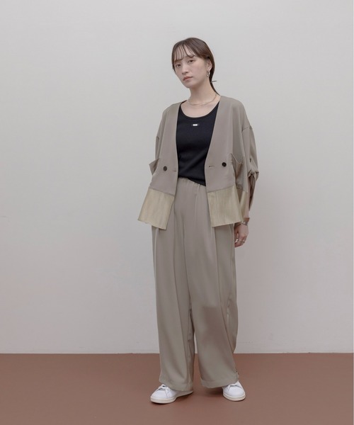 18AW/ウールラミージャケット＋パンツ セール】 ウールデニム 5ポケットパンツ （デニムパンツ