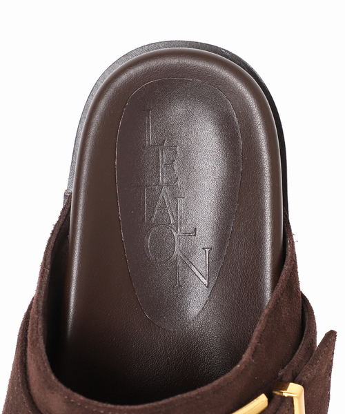 LE TALON(ルタロン)の「レザーベルトクロッグ(その他シューズ・レディース・ベージュ/ブラウン・SMALL/LARGE/X-LARGE/MEDIUM)」の15枚目の写真