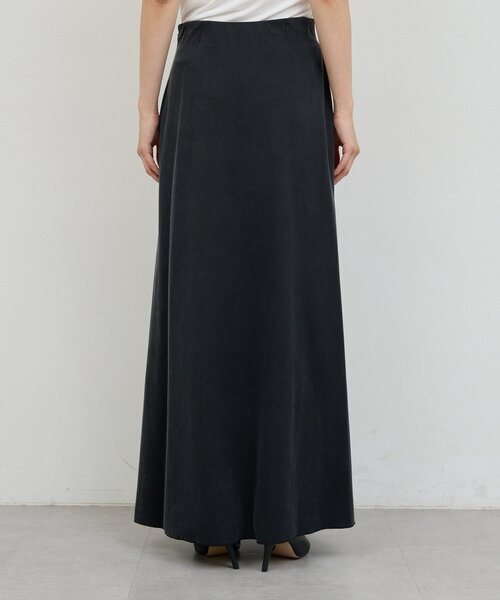 GALLARDAGALANTE(ガリャルダガランテ)の「【セットアップ対応】【イージーケア】キュプラジャージースカート(スカート・レディース・ベージュ/ブラック/モカ・0/1)」の4枚目の写真