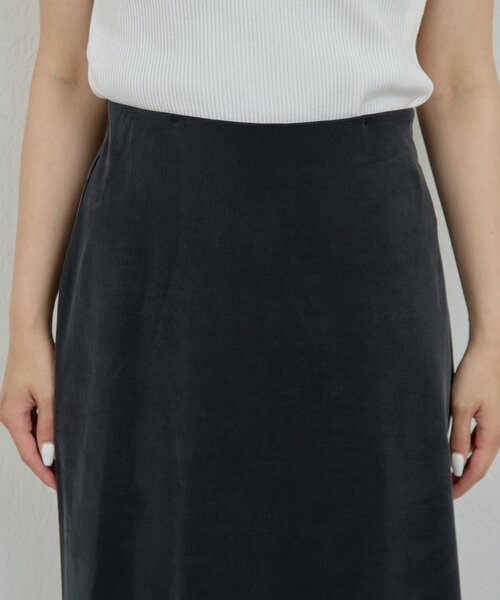 GALLARDAGALANTE(ガリャルダガランテ)の「【セットアップ対応】【イージーケア】キュプラジャージースカート(スカート・レディース・ベージュ/ブラック/モカ・0/1)」の15枚目の写真