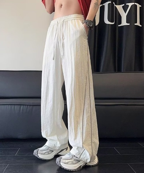 MGV(エムジーヴィー)の「サイドラインシャカパンツ(その他パンツ・メンズ・ブラック/ホワイト・MEDIUM/LARGE/X-LARGE)」の6枚目の写真