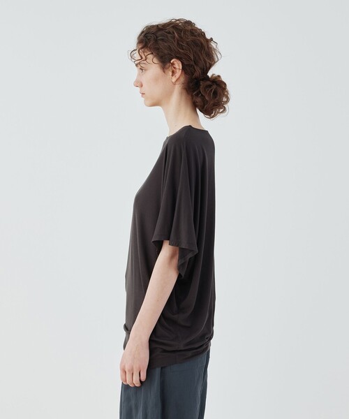 GALERIE VIE(ギャルリー ヴィー)の「シーウィードレーヨン ドルマンスリーブカットソー(Tシャツ/カットソー・レディース・チャコールグレー/ライトブルー/ライトベージュ/ホワイト・FREE)」の9枚目の写真