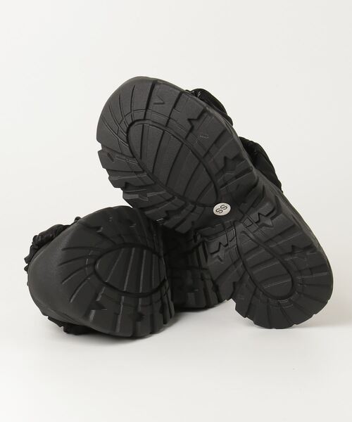 LibertyDoll(リバティードール)の「LibertyDoll/+7cm 軽量厚底 シフォンベルトスポーツサンダル(4187)(サンダル・レディース・アイボリー/ブラック・SS/S/M/L/LL)」の4枚目の写真