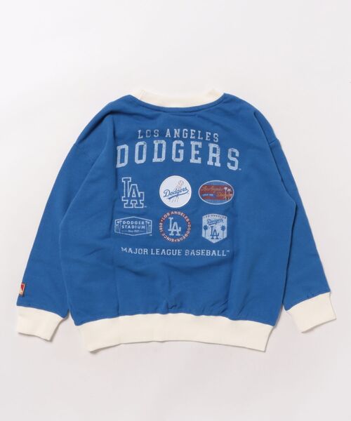 MLB（メジャーリーグベースボール）の「【MLB】別注チームワッペンプリントスウェット（スウェット・キッズ・ブラウン/チャコール/ブルー・110/100/90/80/150/140/130/120）」の22枚目の写真