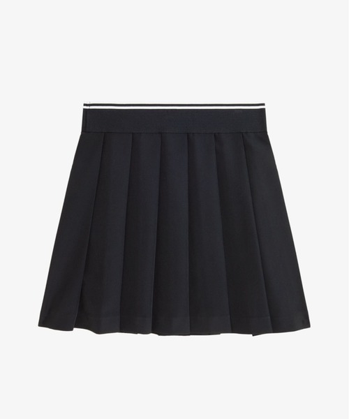 FRED PERRY(フレッドペリー)の「Tipped Pleated Skirt/ティップラインプリーツスカート(スカート・レディース・ブラック・6/8/10)」の12枚目の写真