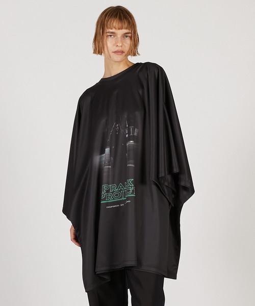 PRANK PROJECT(プランクプロジェクト)の「ダブルTスカート / Double T-shirt Skirt(スカート・レディース・ブラック・36/38)」の4枚目の写真