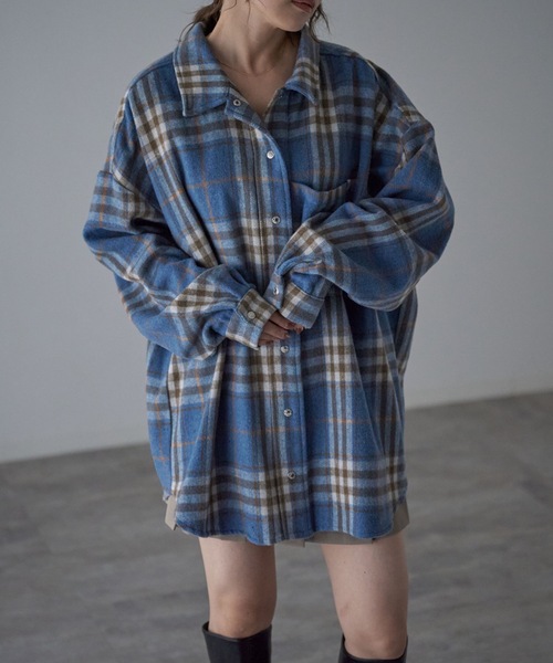 model：163cm. 着用サイズ：FREE