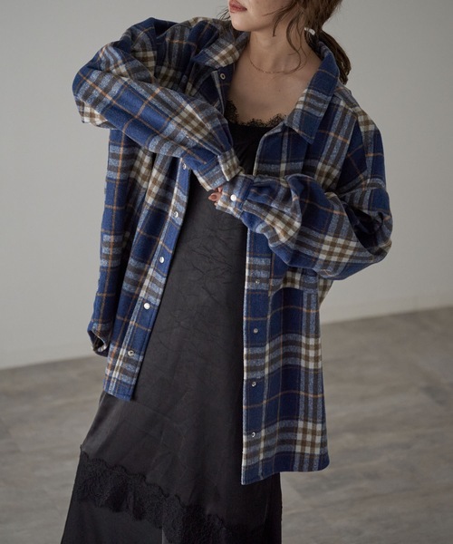 model：163cm. 着用サイズ：FREE