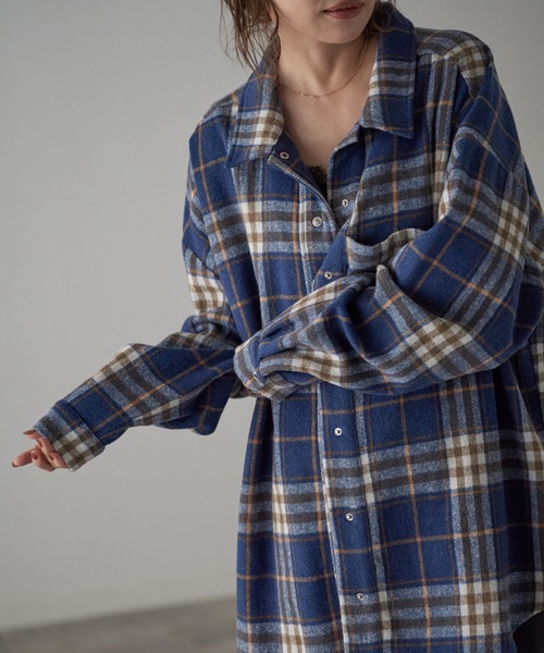 model：163cm. 着用サイズ：FREE