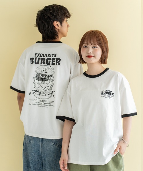 Quash（クアッシュ）の「フードキャラプリントTシャツ（Tシャツ/カットソー・メンズ・ホワイト系その他2/ブラック系その他/ブラック/ホワイト系その他3/ホワイト系その他/ホワイト・MEDIUM/LARGE）」の2枚目の写真