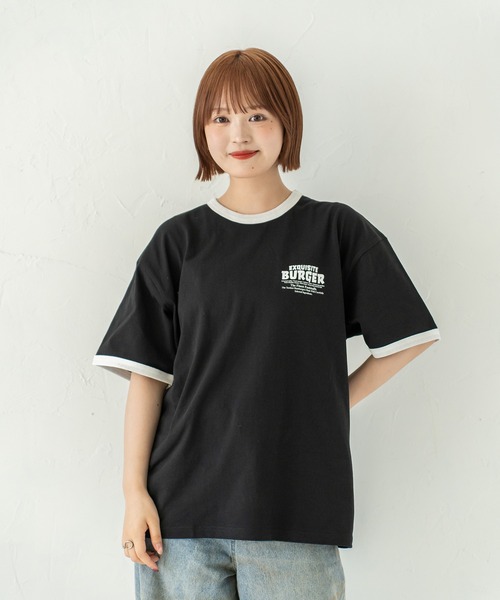 フードキャラプリントTシャツ（Tシャツ/カットソー）｜Quash