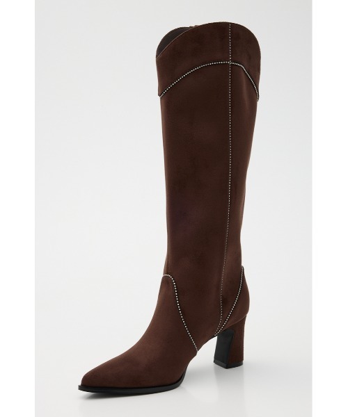 rienda(リエンダ)の「スタッズウエスタンブーツ 靴(ブーツ・レディース・ブラック/ブラウン・SMALL/MEDIUM/LARGE)」の21枚目の写真