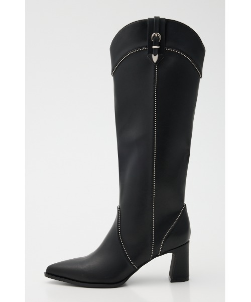 rienda(リエンダ)の「スタッズウエスタンブーツ 靴(ブーツ・レディース・ブラック/ブラウン・SMALL/MEDIUM/LARGE)」の5枚目の写真