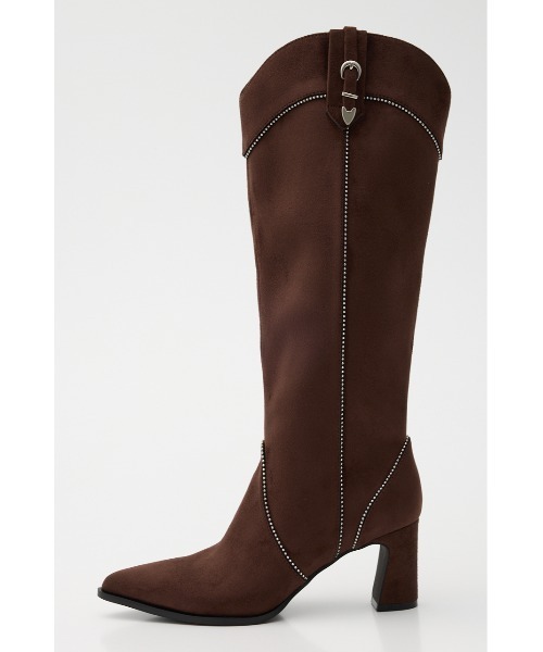 rienda(リエンダ)の「スタッズウエスタンブーツ 靴(ブーツ・レディース・ブラック/ブラウン・SMALL/MEDIUM/LARGE)」の13枚目の写真