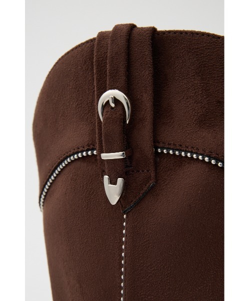 rienda(リエンダ)の「スタッズウエスタンブーツ 靴(ブーツ・レディース・ブラック/ブラウン・SMALL/MEDIUM/LARGE)」の20枚目の写真