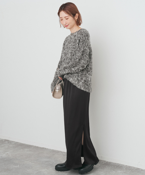 Spick & Span(スピックアンドスパン)の「《追加》サテンイージースカート(スカート・レディース・ブラック/カーキ/ベージュ系その他・36/38)」の15枚目の写真