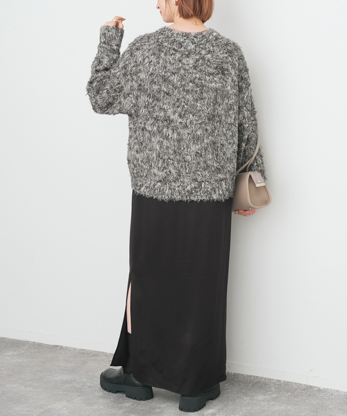 Spick & Span(スピックアンドスパン)の「《追加》サテンイージースカート(スカート・レディース・ブラック/カーキ/ベージュ系その他・36/38)」の16枚目の写真