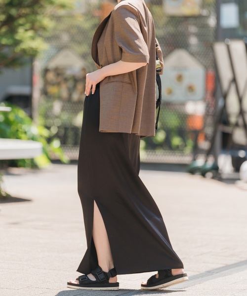 Spick & Span(スピックアンドスパン)の「《追加》サテンイージースカート(スカート・レディース・ブラック/カーキ/ベージュ系その他・36/38)」の22枚目の写真