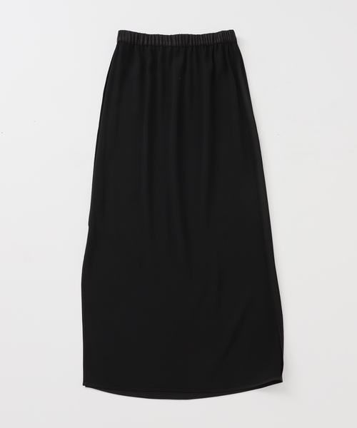 Spick & Span(スピックアンドスパン)の「《追加》サテンイージースカート(スカート・レディース・ブラック/カーキ/ベージュ系その他・36/38)」の9枚目の写真