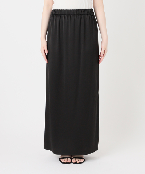 Spick & Span(スピックアンドスパン)の「《追加》サテンイージースカート(スカート・レディース・ブラック/カーキ/ベージュ系その他・36/38)」の11枚目の写真