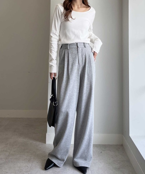 パンツ ssnt セール】ニットトラックジョガーパンツ（スウェットパンツ