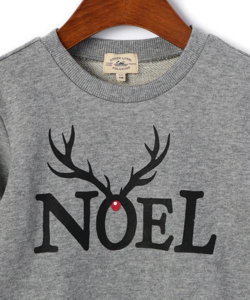 green label relaxing（グリーンレーベルリラクシング）の「【KIDS】ウラケ NOEL プルオーバー ロングスリーブ◆（Tシャツ/カットソー・キッズ・グレー/ケリー・135/L/125/M/115/95/S/105）」の4枚目の写真