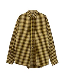 チカキサダ チェックブラウス 黄色 チカキサダ チェックブラウス 黄色 Chika Kisada 【チカキサダ