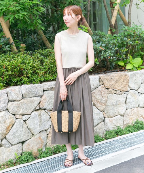 極美品✨PLEATS PLEASE ケープドッキング ノースリーブワンピース 極美品✨PLEATS PLEASE ケープドッキング ノースリーブ