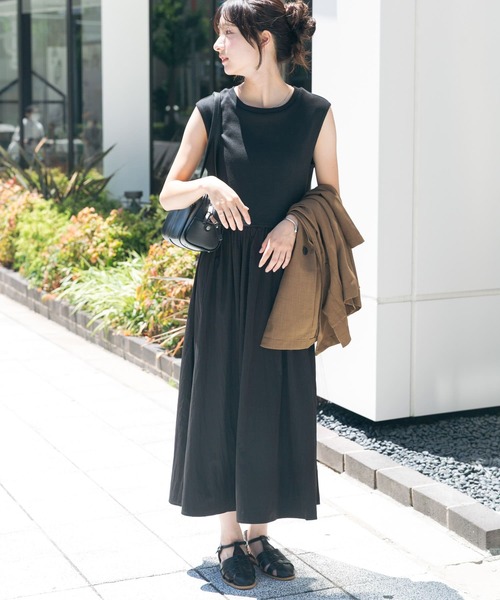 極美品✨PLEATS PLEASE ケープドッキング ノースリーブワンピース ノースリーブドッキングワンピース | ONE PIECE,ワンピース