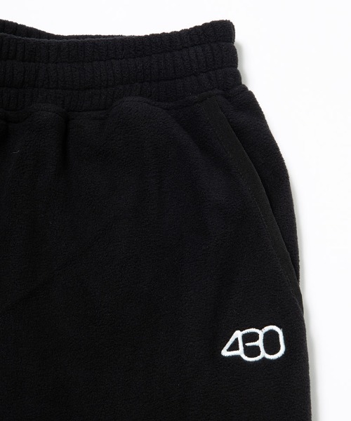 430(フォーサーティ)の「mp14011-PRTC FLEECE PANTS フリースパンツ(25-156)(その他パンツ・メンズ・ブラック・3/2/1/0)」の7枚目の写真