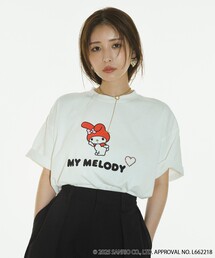 BASICKS（ベイシックス）の「BASICKS × SANRIO × Firsthand/ベイシックス × サンリオ × ファーストハンド　x ＜My Melody＞＜Kuromi＞ BIG TEE（Tシャツ/カットソー）」