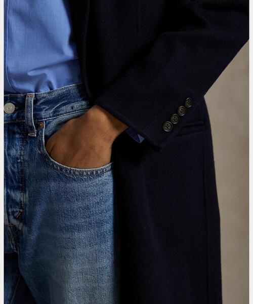 美品　RALPH LAUREN ダブルチェスター　ポロコート　ウール 希少 ラルフローレン ポロコート キャメル イタリア製 ダブル