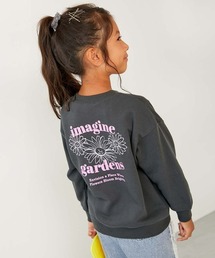 devirock(デビロック)のデビラボ ガールズ BOXシルエット プリント トレーナー(スウェット)