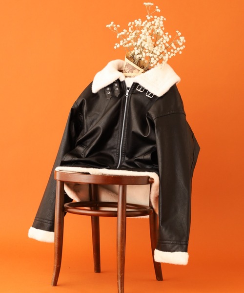 JUNGLESTOTM F/レザーB-3フライトジャケット（ブルゾン）｜JUNGLE