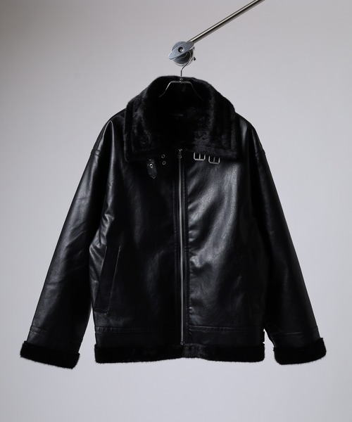 JUNGLESTOTM F/レザーB-3フライトジャケット（ブルゾン）｜JUNGLE