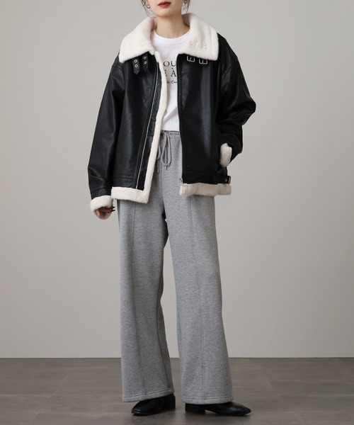 JUNGLESTOTM F/レザーB-3フライトジャケット（ブルゾン）｜JUNGLE