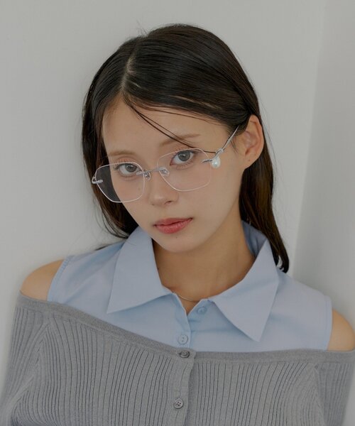 Chico(チコ)の「カスタムパール付フレームレスレンズ(サングラス・レディース・シルバー/ゴールド・FREE)」の10枚目の写真