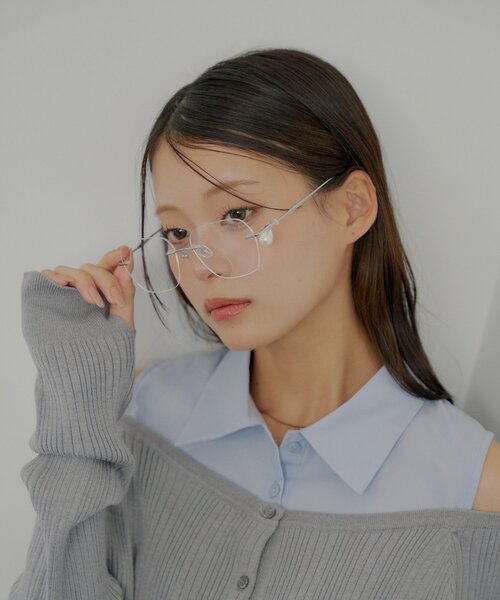 Chico(チコ)の「カスタムパール付フレームレスレンズ(サングラス・レディース・シルバー/ゴールド・FREE)」の9枚目の写真