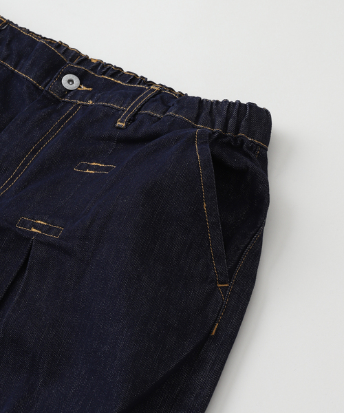 ANGLAN（アングラン）Long Tuck Wing Balloon Denim Pant（デニム