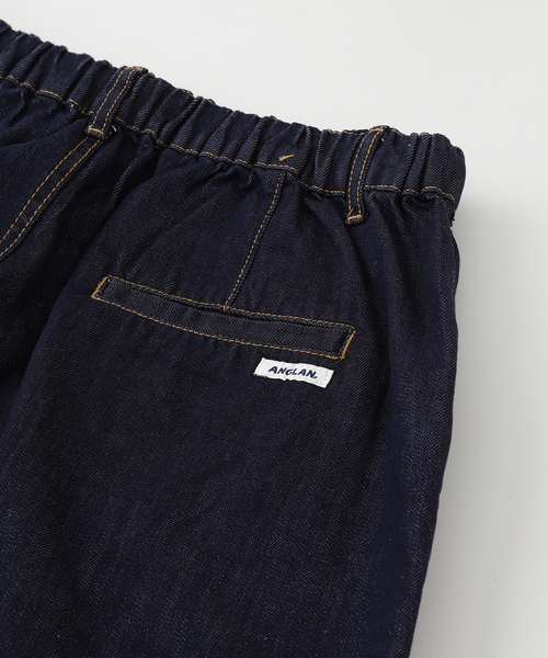 ANGLAN（アングラン）Long Tuck Wing Balloon Denim Pant（デニム