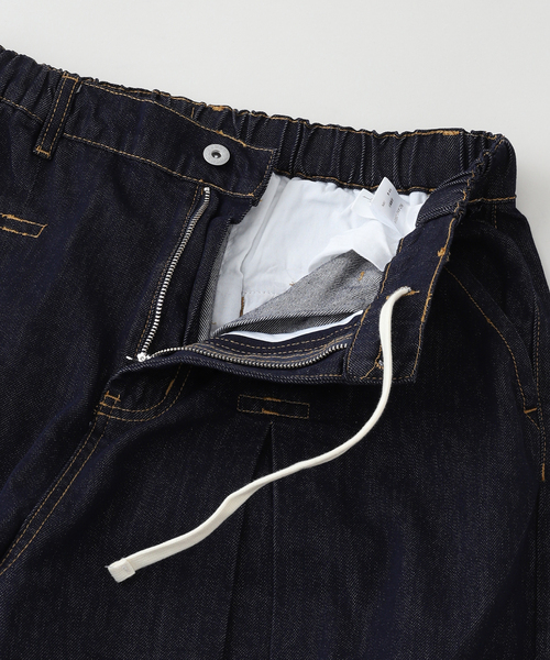 ANGLAN（アングラン）Long Tuck Wing Balloon Denim Pant（デニム