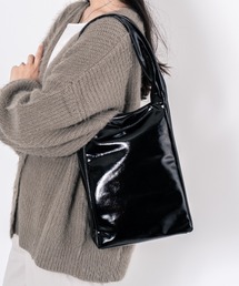 ACOC（アコック）の「【ACOC/アコック】エナメル トートバッグ Reseach S Bag 韓国ブランド（トートバッグ・レディース）」