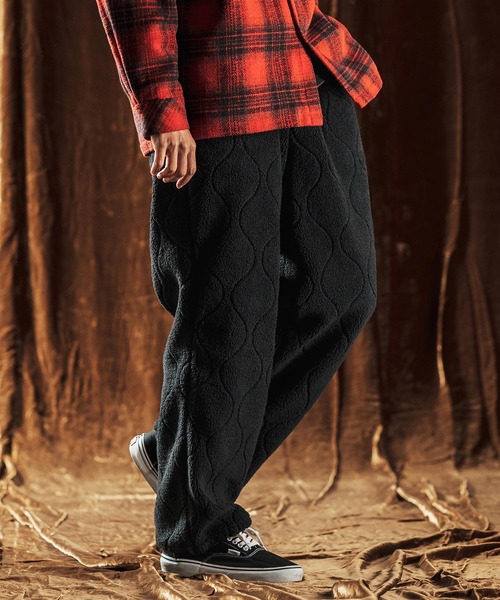 ANGENEHM（アンゲネーム）の「mp13977-Boa Quilt Pants ボアキルティングパンツ(AG05-006acf)（その他パンツ・メンズ・ブラック/ベージュ/ブラウン系その他・L/M/S）」の5枚目の写真